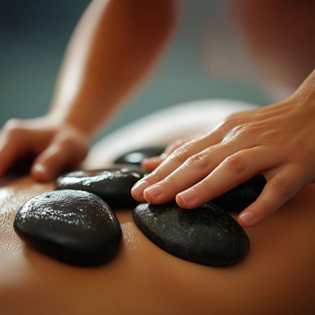 The Hot Stones Full Body treatment room at The Potter Sanctuary